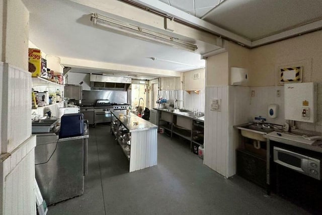 The kitchen at the hotel in Morecambe. Picture courtesy of Nationwide Business Sales LTD, Castleford.