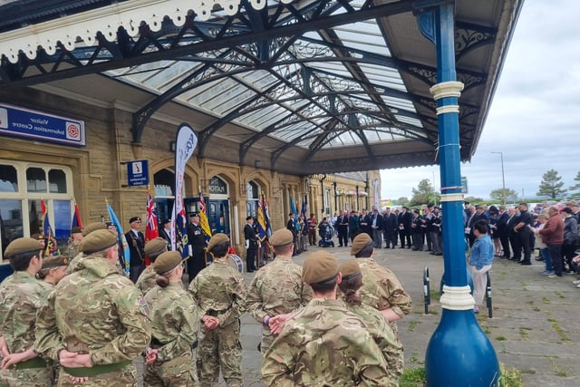 The Armed Forces Day service at The Platform. Picture by Mal Neill.
