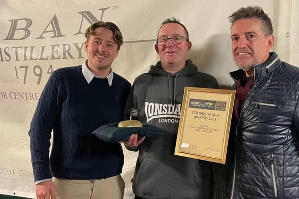 Dales Traditional Butchers of Kirkby Lonsdale have won the coveted Golden Haggis Award.