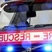 Three people were rescued from a house fire in Heysham.