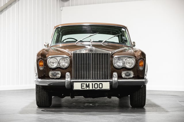 The Rolls Royce Silver Shadow owned by Eric Morecambe which is up for auction later this month. Picture by Iconic Auctioneers.