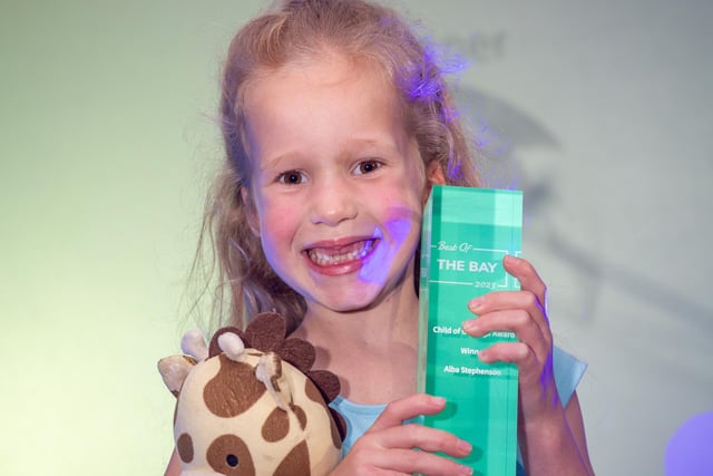 Child of Courage Award winner Alba Stephenson.