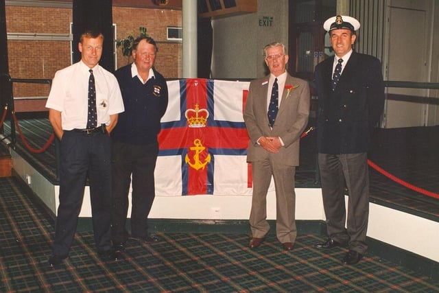 We all know what a sterling job the Lifeboat Service do in providing a vital service around our coasts. This photograph shows John Westcott from Chorley with members of Lytham Lifeboat crew. John was an active fundraiser for the cause