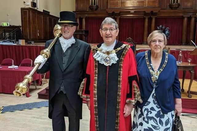 Coun Roger Dennison and Glenys Dennison, Mayor and Mayoress of Lancaster. Picture: Lancaster City Council.
