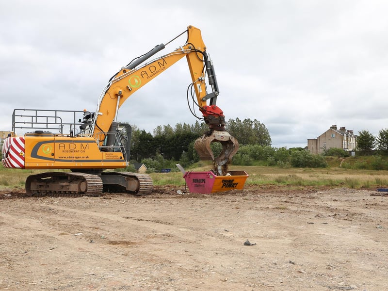Demolition job done with the site now cleared away.