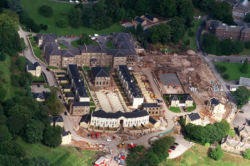 An aerial view of the old Lancaster Moor Hospital taken in 1999.