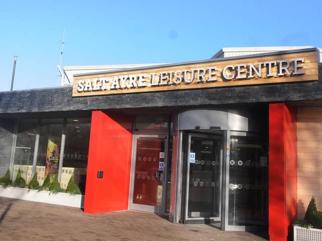 Exterior of Salt Ayre Leisure Centre.
