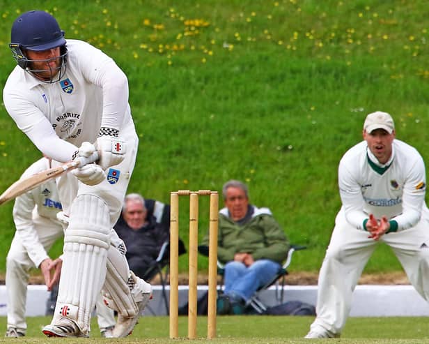 Lancaster CC captain Jamie Heywood made 41 not out against Netherfield Picture: Tony North