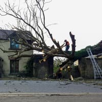 Homeowner’s narrow escape as Storm Boelo batters Lancaster and Morecambe