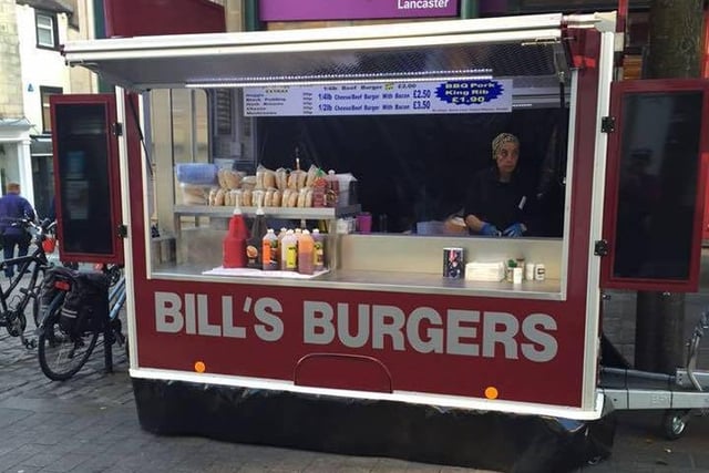 Popular street trader, Bill Flynn, more commonly known as Burger Bill, is a bit of a legend around Lancaster for his burgers. He sources local produce where possible and is proud to boast that his burgers are 100 per cent beef and local. Bill's prices are very reasonable too - yet another reason why he proved a firm favourite with our readers.