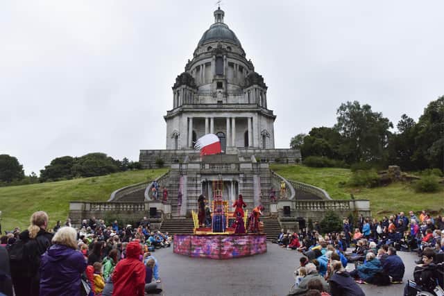 A previous outdoor theatre production in Williamson's Park in Lancaster.