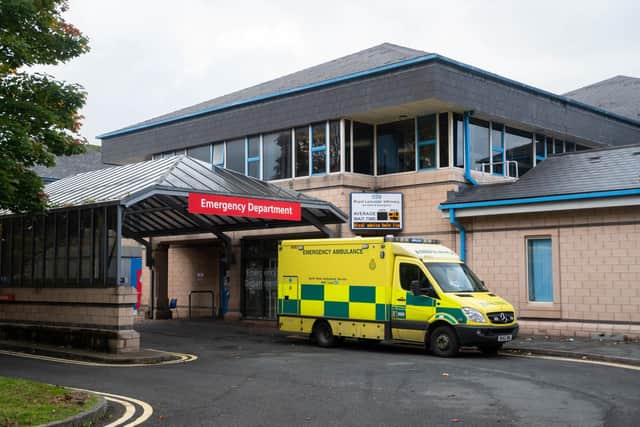 The A&E department at the Royal Lancaster Infirmary.