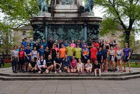 The Run Up club meets in Dalton Square, Lancaster, every Saturday at 10am. Picture: Tom Morbey