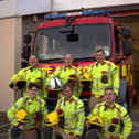 The Lytham fire crew