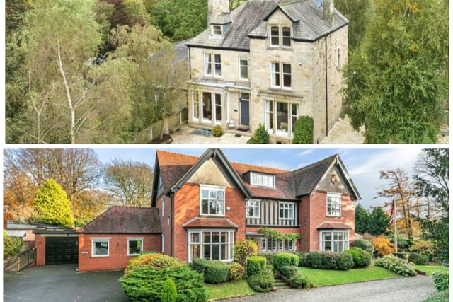 Summerfield (pictured top) and The Chandlers are the two most expensive properties for sale in Lancaster on the Rightmove property website.