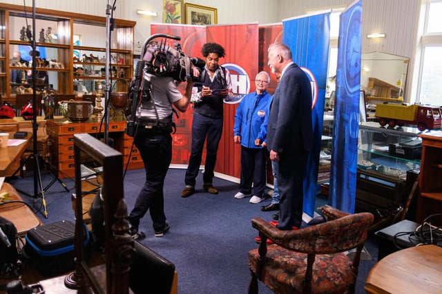 Bargain Hunt and presenter Danny Sebastian were filming at Gerrards Auction Rooms in St Annes. Photo: Kelvin Stuttard