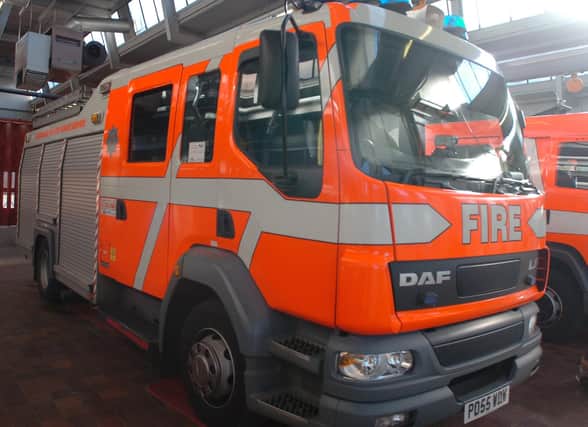 Fire engines from Morecambe and Lancaster went to the scene of a house on fire in Lancaster.