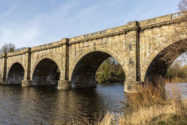 A man drowned after falling from an aqueduct and into the River Lune (Credit: Peter McDermott)