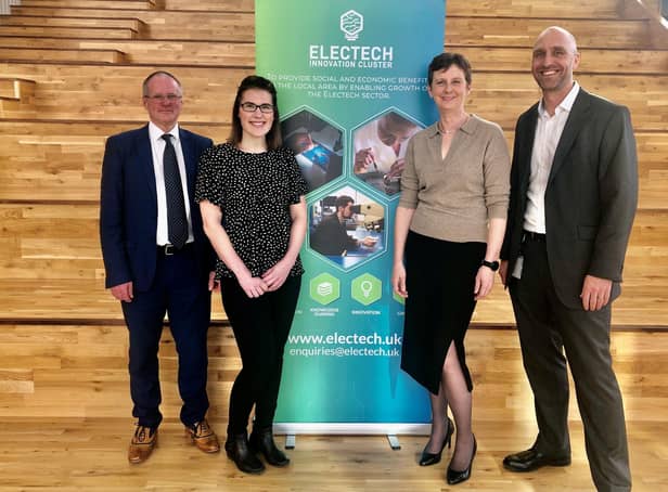 Board members from the Electech Innovation Cluster at Lancaster University's Health Innovation Campus.