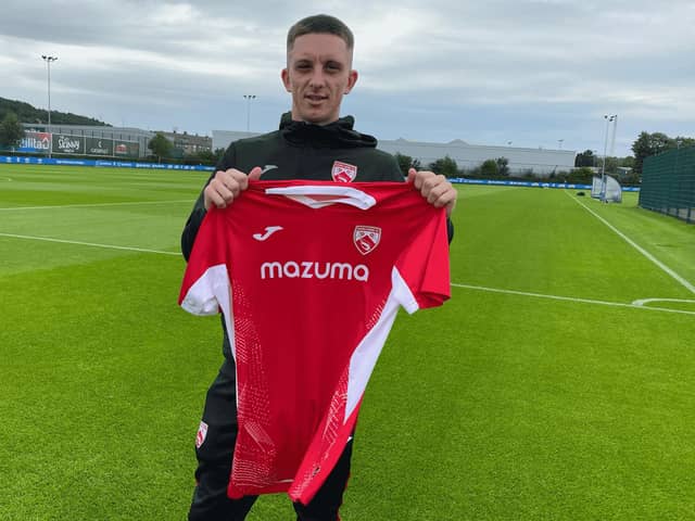 Ash Hunter has become Morecambe's latest signing Picture: Morecambe FC
