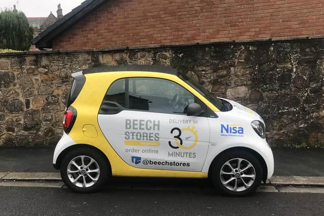 One of the Beech Stores Nisa Heysham delivery vehicles.