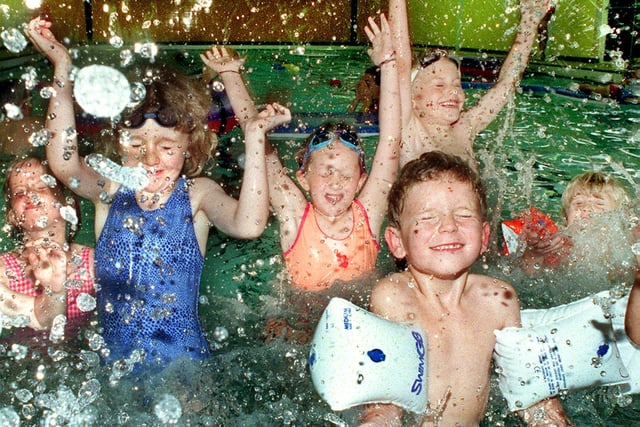 Making a splash - youngsters enjoy Garstang swimming pool's birthday celebrations