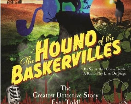 The Hound of the Baskervilles poster for the performance at Lancaster Grand.