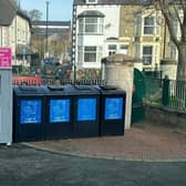 Lancaster City Council have installed the recycling banks.