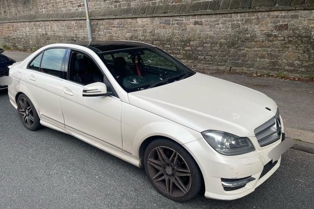 This Mercedes was reported driving erratically on the hard shoulder of the M6.
The vehicle was stopped by police patrols in Caton Road, Lancaster where the driver failed a breath test with a reading of 102 at the roadside, and were arrested.