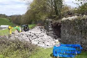 Network Rail workers at Oxenholme station found a suspicious item in an embankment.