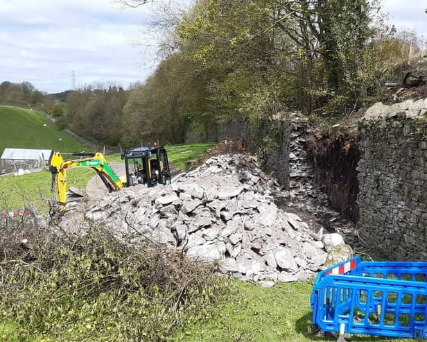 Network Rail workers at Oxenholme station found a suspicious item in an embankment.