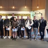 English Lakes Hotels barista competition judges and participants.
