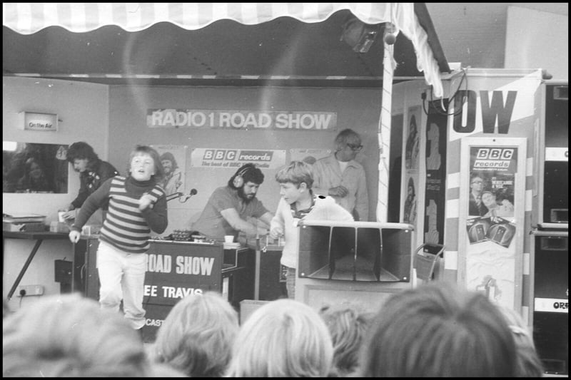 Dave Lee Travis and the Radio 1 Roadshow came to Morecambe. Picture: Alister Firth