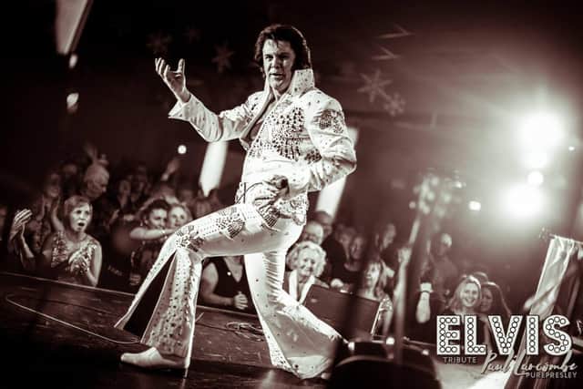 Paul Larcombe is Elvis at Kanteena on Saturday. Picture by Paul Larcombe.