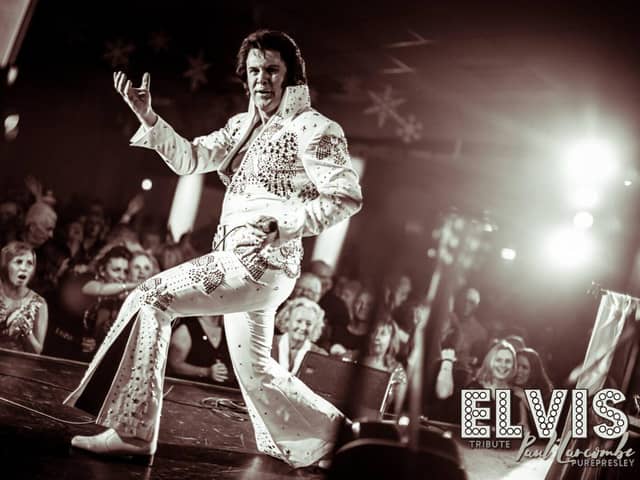 Paul Larcombe is Elvis at Kanteena on Saturday. Picture by Paul Larcombe.