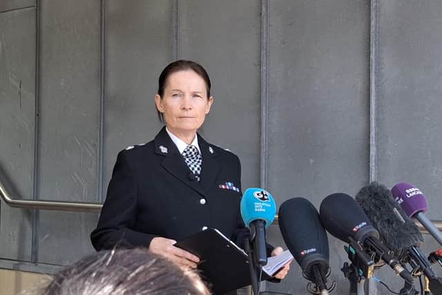 Chief Supt Karen Edwards from Lancashire Police.