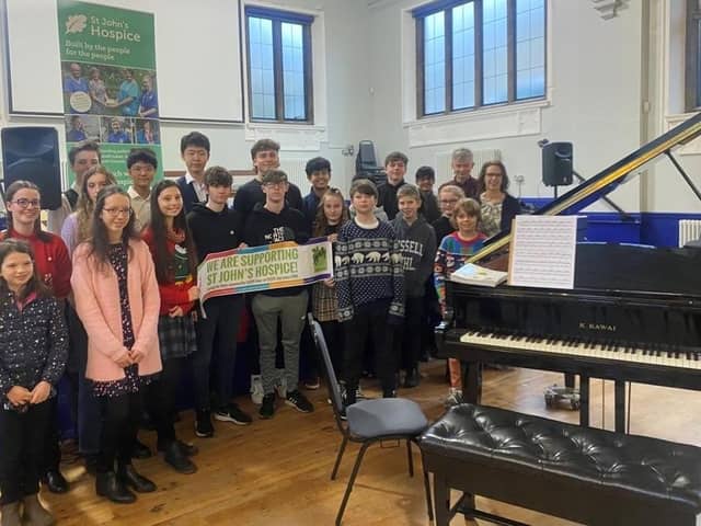 Piano teacher Yvette Price holds a Christmas concert every year where her students perform for family and friends and also raise money for St John's Hospice.
