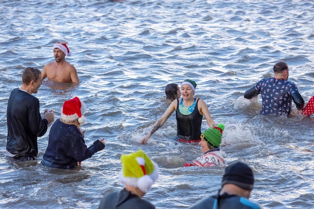 The sea definitely looks freezing for the Boxing Day Dip. Picture by Jamie Buttershaw.
