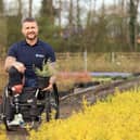 Stuart Robinson chooses plants for the RAF Benevolent Fund garden.
