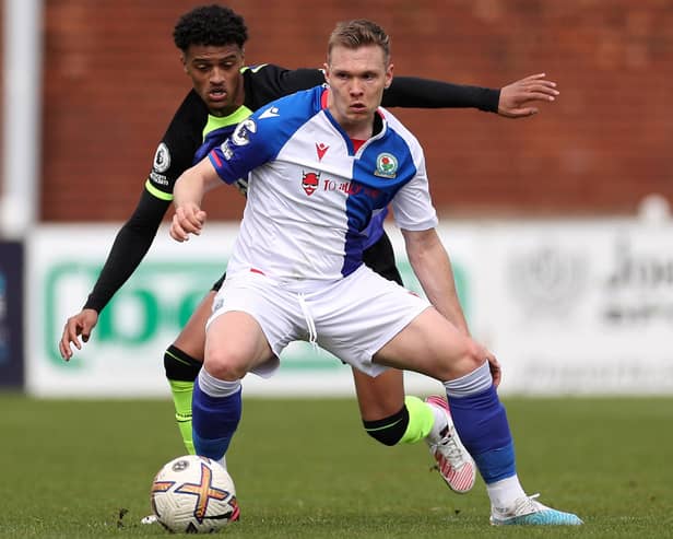 Ethan Walker has joined Morecambe on loan from Blackburn Rovers Picture: Lewis Storey/Getty Images