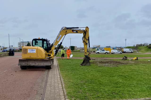 Work beginning on the Eden Project Morecambe site this week. Photo by Chris J Coates