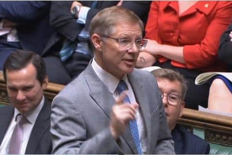 David Morris MP speaking about Eden North during a previous Prime Minister's Questions.