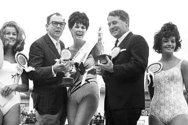 Comedy pair Morecambe and Wise were often judges at the Miss GB heats in Morecambe.