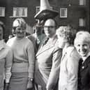 Eric Morecambe playing the fool at the opening of the Cartmel Day Centre in Morecambe. This picture was loaned to us by Jennifer Mortimer, far right.