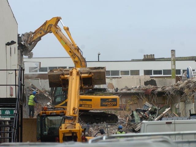 Part of the Arndale was demolished in 2011 to make way for the new Travelodge on Euston Road.