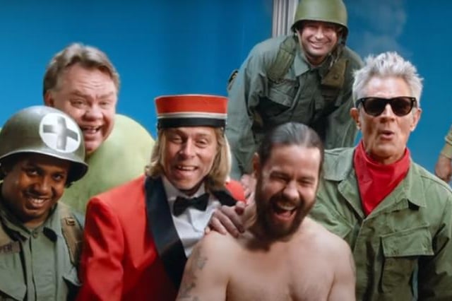 Celebrating the joy of being back together with your best friends and a perfectly executed shot to the dingdong, the original jackass crew return for another round of hilarious, wildly absurd, and often dangerous displays of comedy