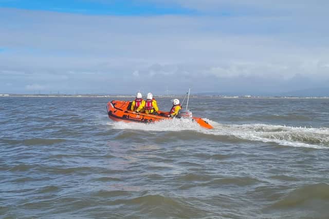 The lifeboat was called out on Thursday.