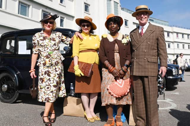 Dressed to impress at this weekend's Vintage by the Sea in Morecambe. Picture: Michelle Adamson