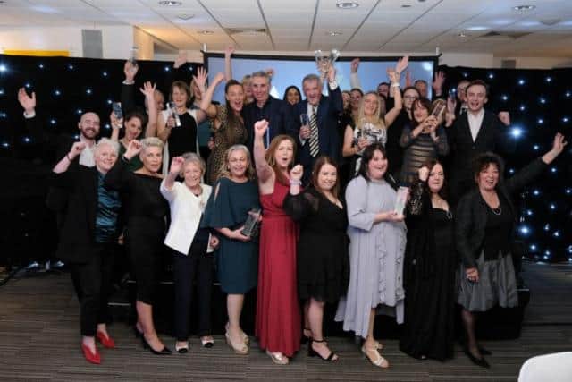 The winners at last year's Bay Business Excellence Awards .