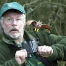 Goodies star Bill Oddie at Leighton Moss to open the Visitor Centre.